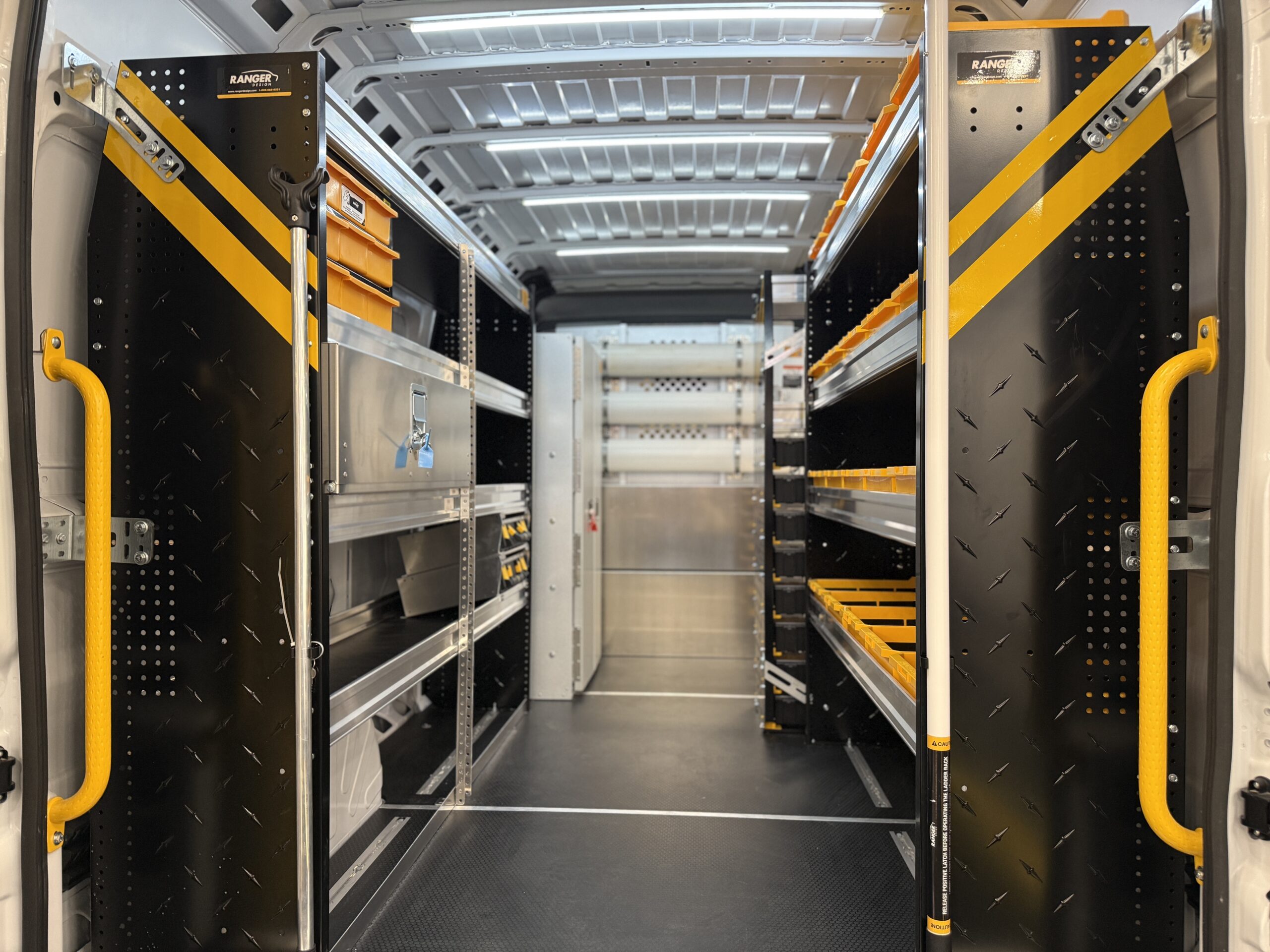 Mainframe Van Summer Van Upfits to Cool & Organize | Levan Machine and Truck Equipment